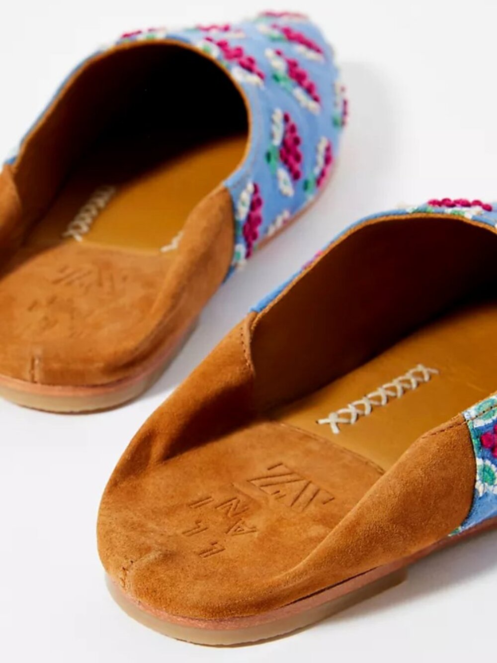 Llani | Maisie Embellished Leather Babouche Mules | NWT - Picture 4 of 5